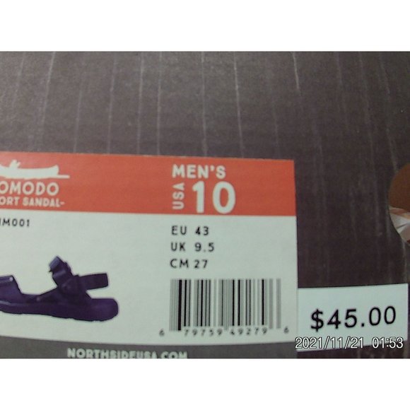 Northside Komodo sport Sandal size 10 men's NWB - Picture 7 of 7